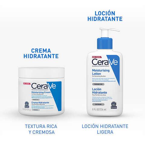 Cerave Hidratante Piel Seca A Muy Seca 454g Crema Facial Y Corporal
