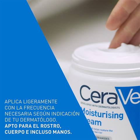 Cerave Hidratante Piel Seca A Muy Seca 454g Crema Facial Y Corporal