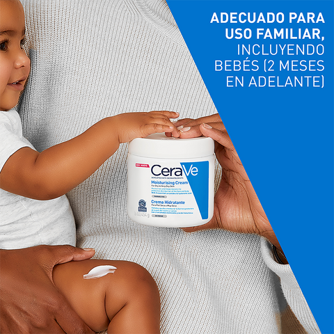 Cerave Hidratante Piel Seca A Muy Seca 454g Crema Facial Y Corporal