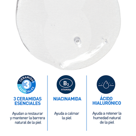 Cerave Limpiador Espumoso Piel Grasa 236ml Gel Facial