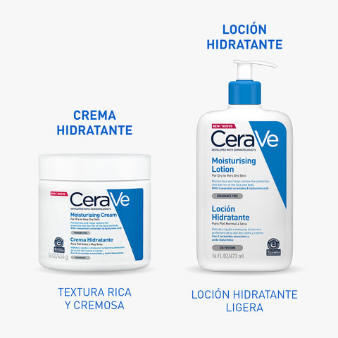 Cerave Hidratante Piel Normal Y Seca 473ml Locion Facial Y Corporal