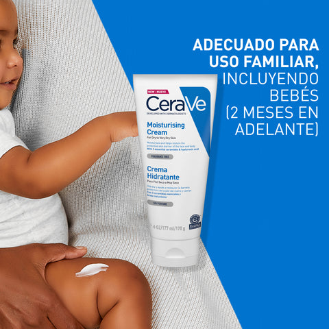 Cerave Hidratante Piel Seca A Muy Seca 177ml Crema Facial Y Corporal