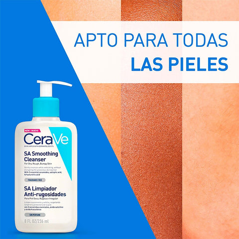 Cerave SA Smoothing Cleanser 236ml Gel Facial Y Corporal