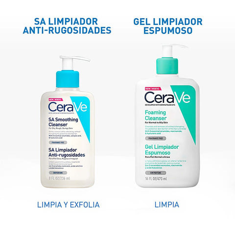 Cerave SA Smoothing Cleanser 236ml Gel Facial Y Corporal