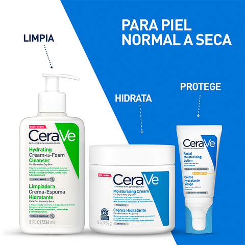 Cerave Hidratante Piel Normal Y Seca Am Spf30 52ml Locion Facial