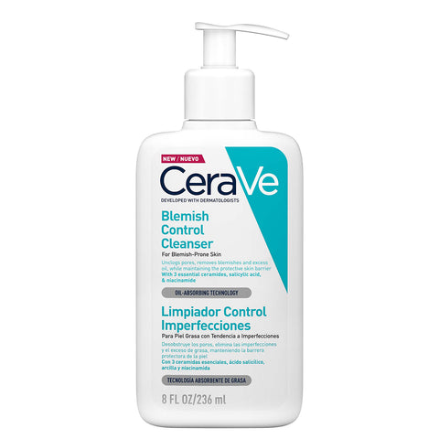 Cerave Limpiador Control Imperfecciones Piel Grasa 236ml Gel Facial