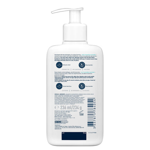 Cerave Limpiador Control Imperfecciones Piel Grasa 236ml Gel Facial