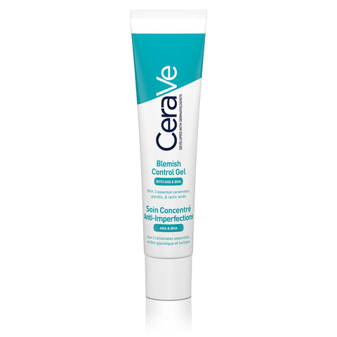 Cerave Gel Facial Control Imperfecciones Aha/bha Sin Alcohol 40ml