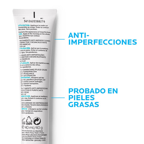 Corrector Anti-imperfecciones Effaclar Duo+ 40ml FPS 30+ La Roche Posay
