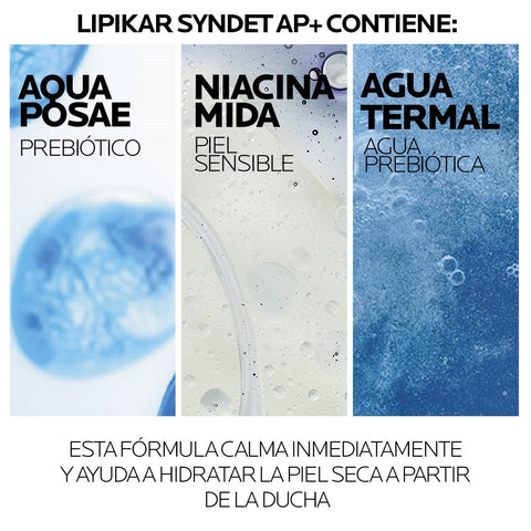 Limpiador Hidratante Lipikar Syndet AP+ 400ML La Roche Posay