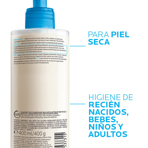 Limpiador Hidratante Lipikar Syndet AP+ 400ML La Roche Posay