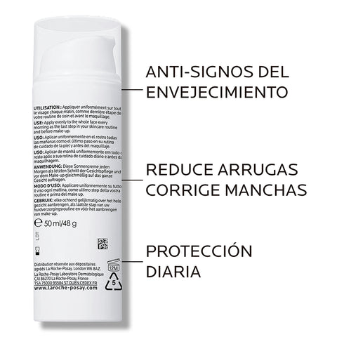 Protector Solar Facial Anthelios Age Correct SPF 50+ 50ml La Roche Posay