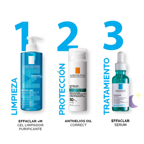 Protector Solar Facial Anthelios Oil Correct SPF 50+ 50ml La Roche Posay