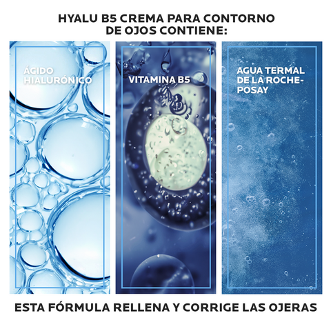 Crema Contorno de Ojos Anti-arrugas Hyalu B5 15ml La Roche Posay