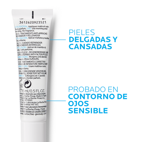 Crema Contorno de Ojos Anti-arrugas Hyalu B5 15ml La Roche Posay