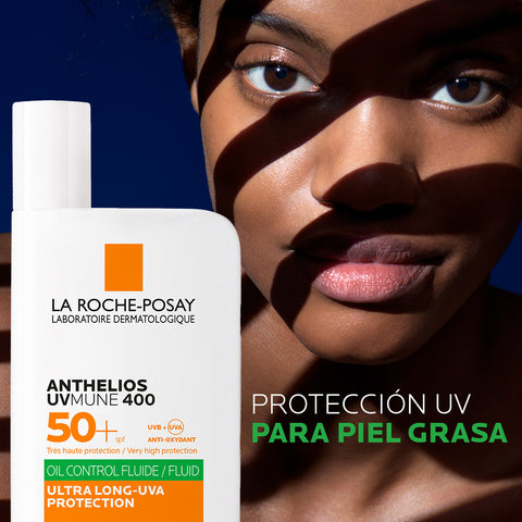 Protector Solar Facial Anthelios Oil Control Fluido UVMune 400 SPF 50+ 50ml La Roche Posay