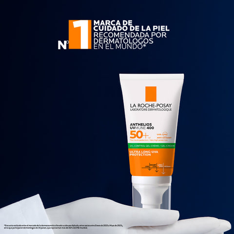 Protector Solar Anthelios Xl Protector Solar Toque Seco Piel Grasa Spf50+ 50ml Crema Facial La Roche Posay