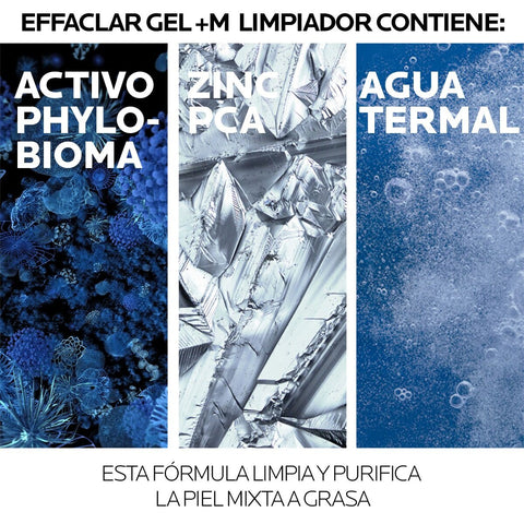 Gel Limpiador Effaclar+M Pieles Mixtas a Grasas 400ml La Roche Posay