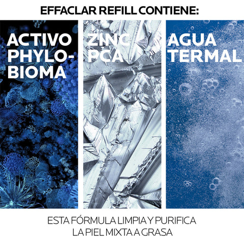 Gel Limpiador Effaclar +M Refill Pieles Mixtas a Grasas 400ml La Roche Posay