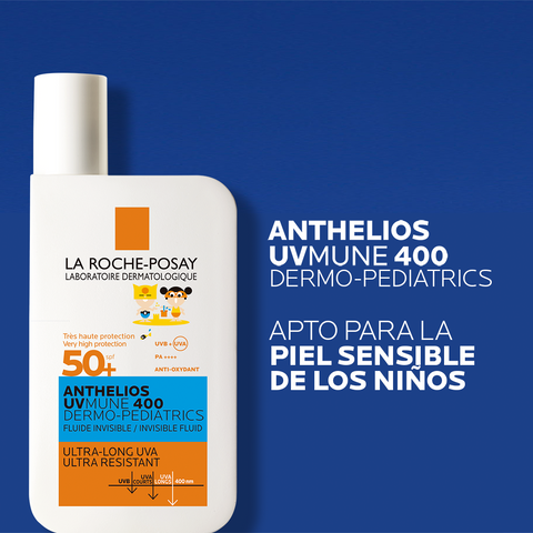 Protector Solar Facial Niños Anthelios Dermo-pediatrics Fluido UVMune 400 SPF 50+ 50ml La Roche Posay
