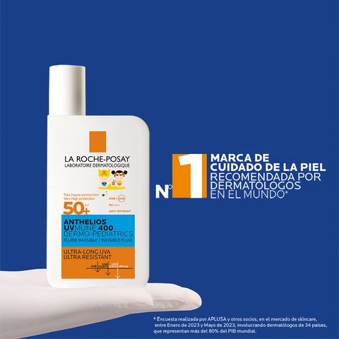 Protector Solar Facial Niños Anthelios Dermo-pediatrics Fluido UVMune 400 SPF 50+ 50ml La Roche Posay