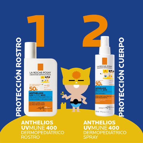 Protector Solar Facial Niños Anthelios Dermo-pediatrics Fluido UVMune 400 SPF 50+ 50ml La Roche Posay