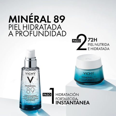 Vichy Mineral 89 Crema Hidratante 72hrs Hidratación Intensa 50ml