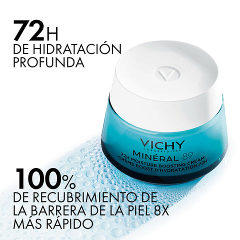 Vichy Mineral 89 Crema Hidratante 72hrs Hidratación Intensa 50ml