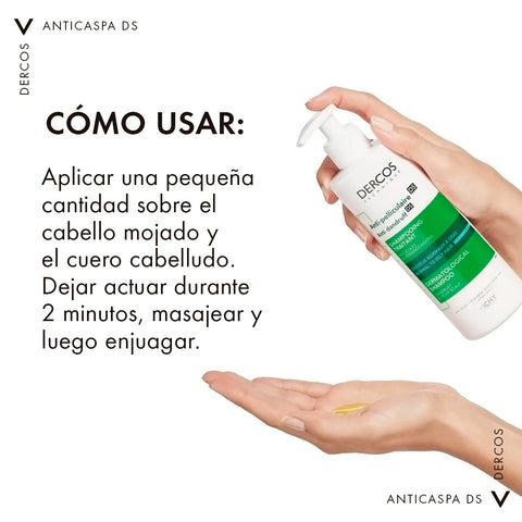 Vichy Shampoo Anticaspa Dercos DS para Cabello Graso 200ml