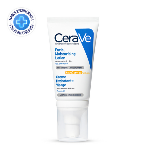 Cerave Hidratante Piel Normal Y Seca Am Spf30 52ml Locion Facial