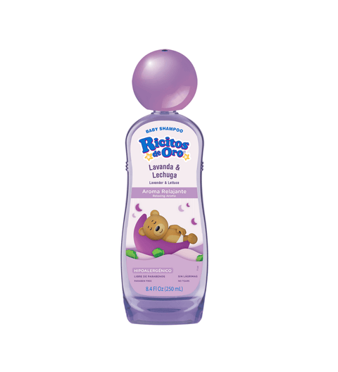 Shampoo Ricitos De Oro de Lavanda/Lechuga de 250 ml