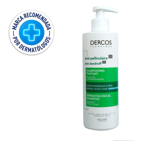 Vichy Shampoo Anticaspa Dercos DS para Cabello Graso 200ml