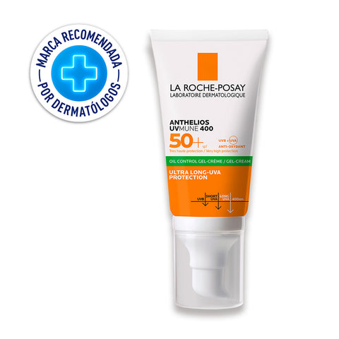 Protector Solar Anthelios Xl Protector Solar Toque Seco Piel Grasa Spf50+ 50ml Crema Facial La Roche Posay