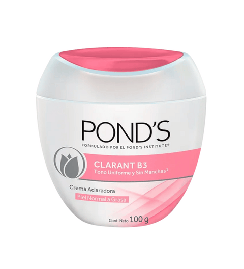 Crema Ponds Clarant B3 Piel normal a Grasa 100 gramos