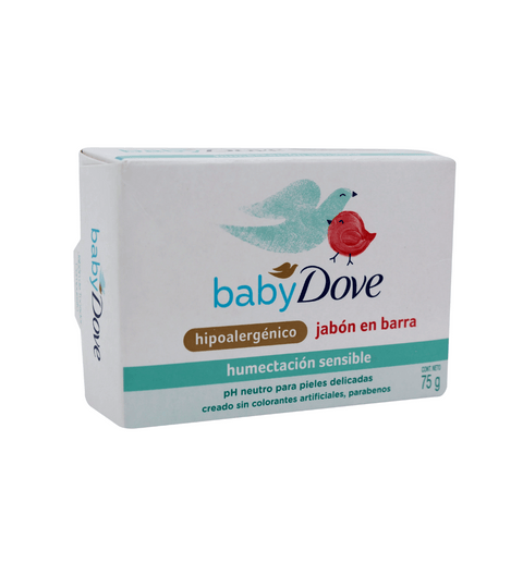 Jabón Dove Baby Hidratación piel sensible 75 gramos