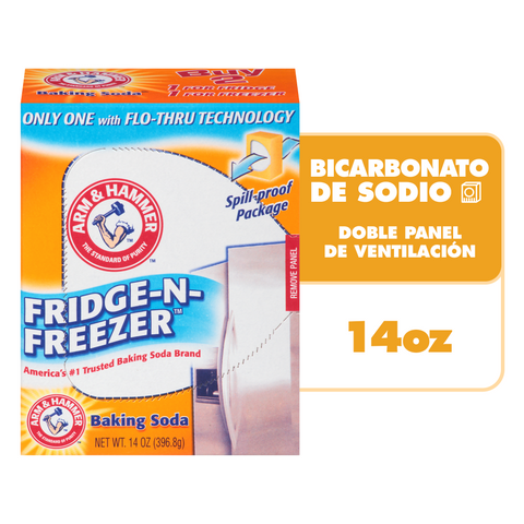 ARM & HAMMER Fridge Fresh Baking Soda Absorbe Olores 14oz