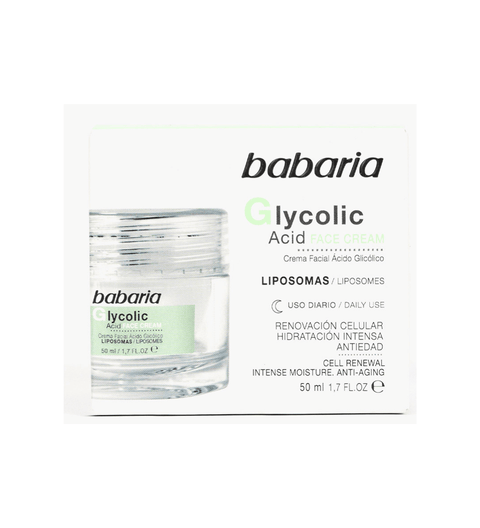 Crema Ácido Glicólico Babaria 50 ml