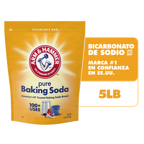 ARM & HAMMER BAKING SODA Bicarbonato de Sodio 5Lbs