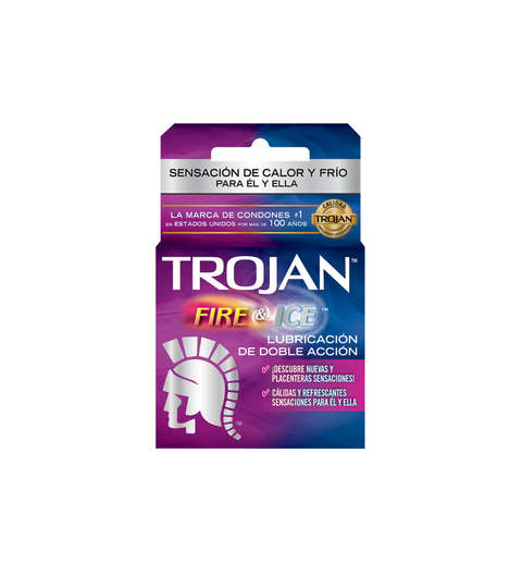 TROJAN Caja Condones Fire & Ice