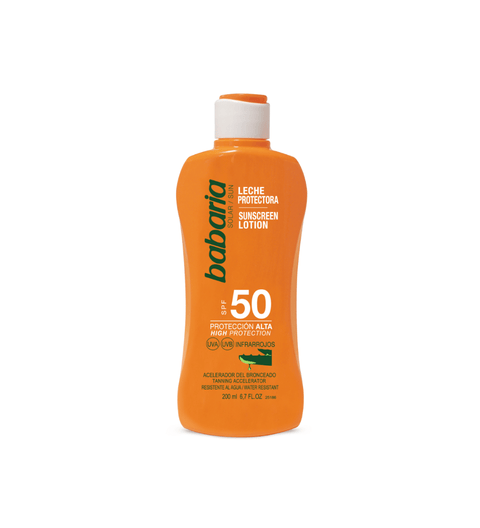 Leche Protectora Aloe SPF50 Babaria 200 ml