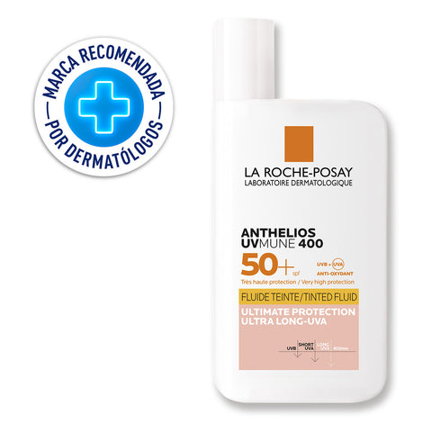 Protector Solar Facial Anthelios Fluido UVMune 400 Con Color SPF 50+ 50ml La Roche Posay