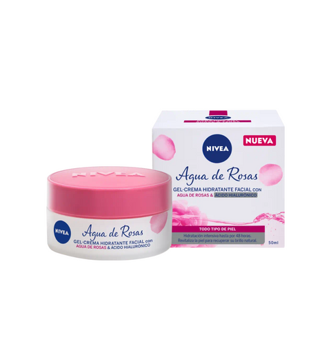 Gel-Crema Nivea Agua de Rosas de 50 ml