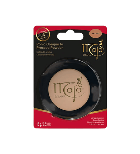Polvo Compacto Maja Tostado de 15 gramos