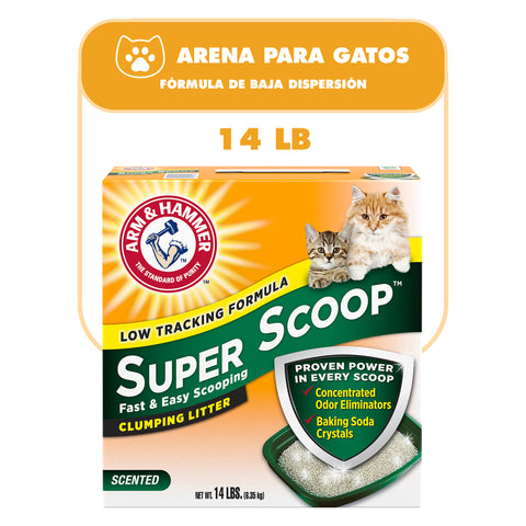 ARM & HAMMER Super Scoop Arena para gatos 14lbs