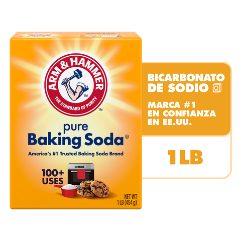 ARM & HAMMER BAKING SODA Bicarbonato de Sodio 1Lbs