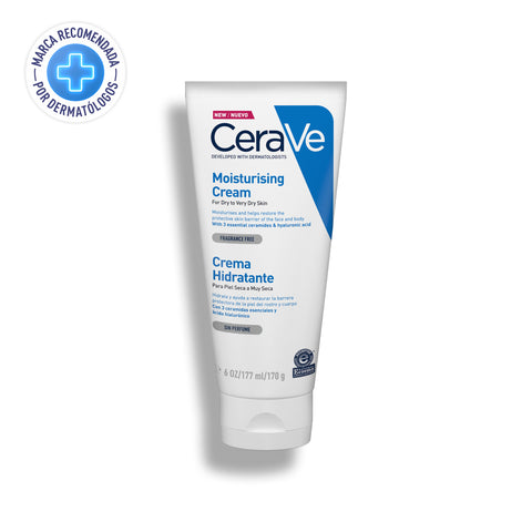 Cerave Hidratante Piel Seca A Muy Seca 177ml Crema Facial Y Corporal