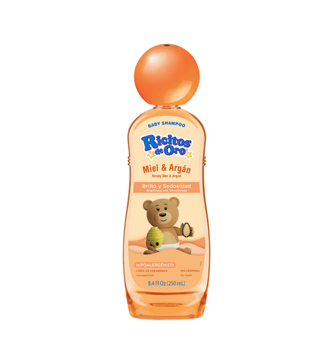 Shampoo Ricitos De Oro de Miel & Argan de 250 ml