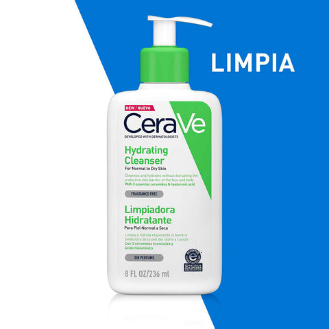 Cerave Limpiador Hidratante Piel Seca 236ml Locion Facial Y Corporal