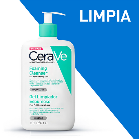 Cerave Limpieza Piel Grasa 473ml Gel Facial