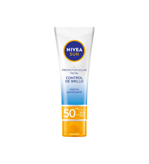 Protector Solar Facial Nivea Sun Toque seco FPS50 de 50 ml